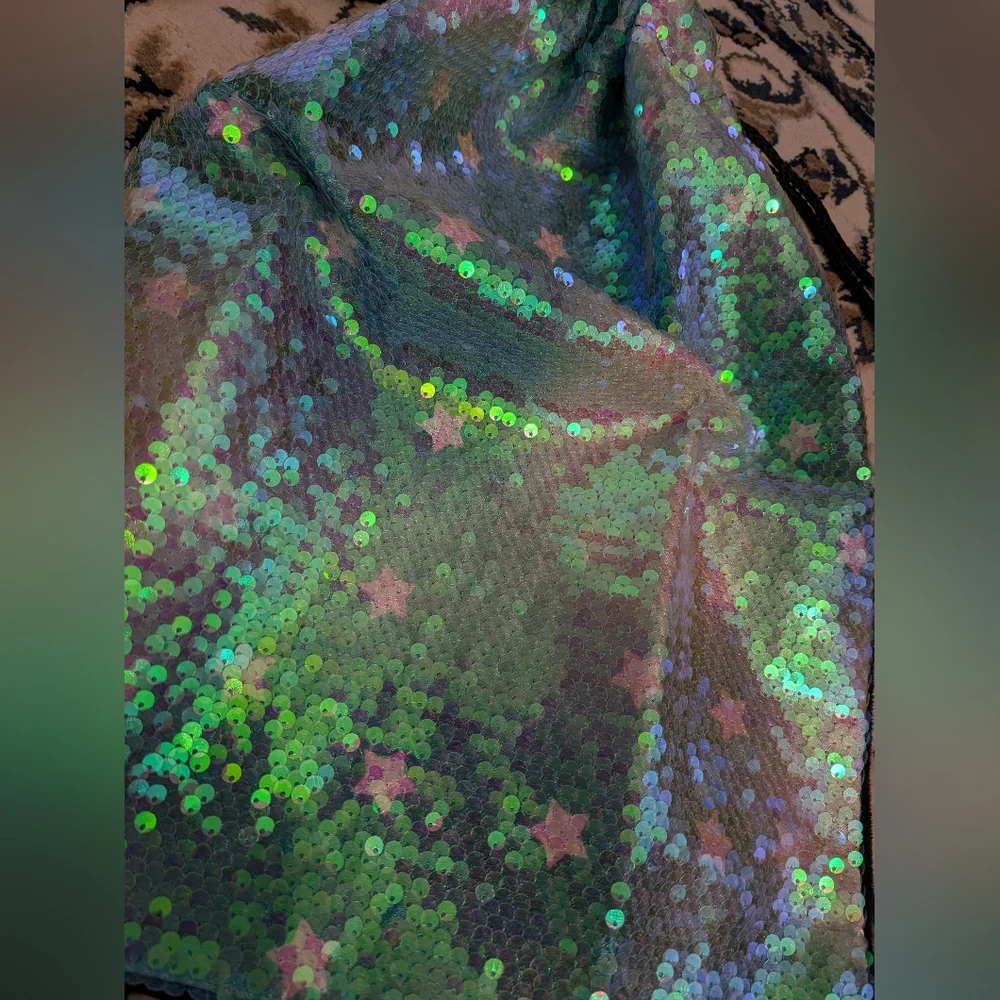 Sequin Drawstring Backpack